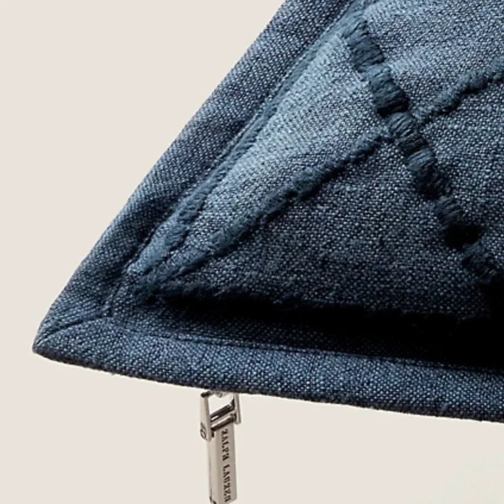 Ralph Lauren Henley Throw Pillow in Blue